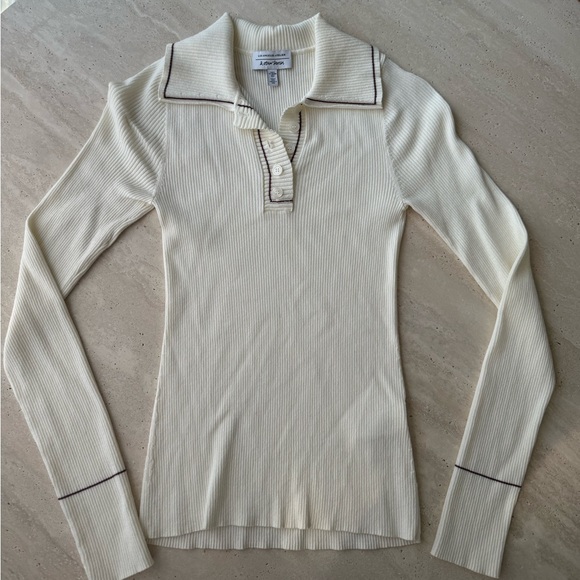 & Other Stories Cream Button Down Shirt - Picture 7 of 8